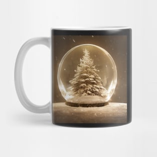 Merry Christmas Snowglobe Mug